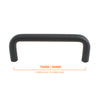 108 Black Aluminum Pull