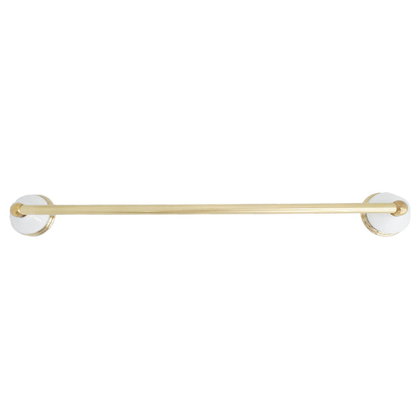 Ceramic Solid Brass Towel Bar