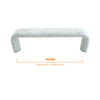 1196 Sandy Gray Plastic Pull Handle