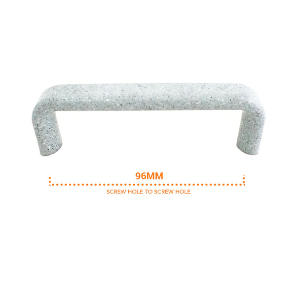1196 Sandy Gray Plastic Pull Handle