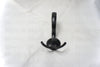 Black Powder Coated Coat and Hat Hook