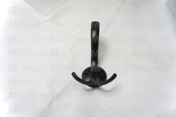 Black Powder Coated Coat and Hat Hook