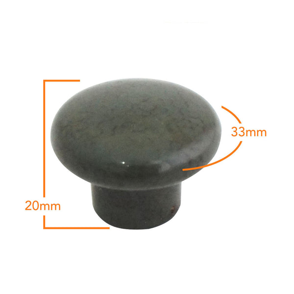 1200 D1 Indigo Organix Plastic Knob