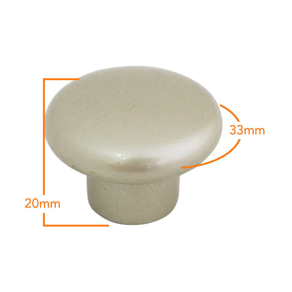 1200 Helmet Gray Plastic Knob