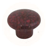 1200 DM Dark Red Marble Plastic Knob