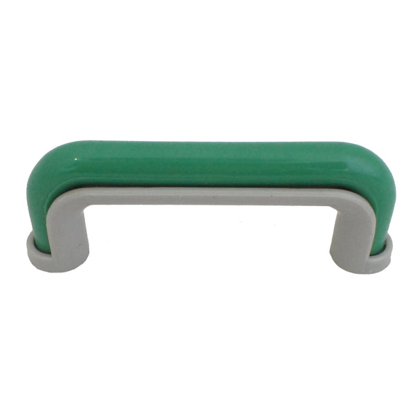 1228 Green Gray Plastic Pull Handle - Magnificent Marketing (DIY Builders Hardware)