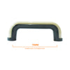 1228 Beige Black Plastic Pull Handle