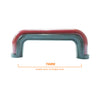 1228 Burgundy Black Plastic Pull Handle