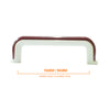 1228 Burgundy White Plastic Pull Handle