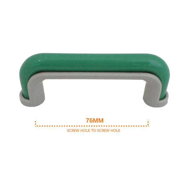 1228 Green Gray Plastic Pull Handle