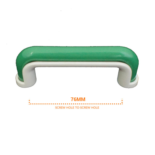 1228 Green White Plastic Pull Handle
