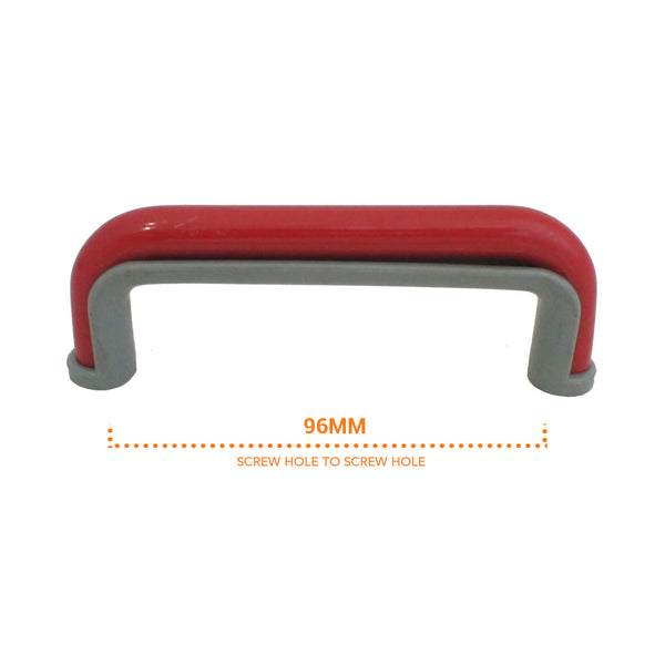 1228 Red Gray Plastic Pull Handle