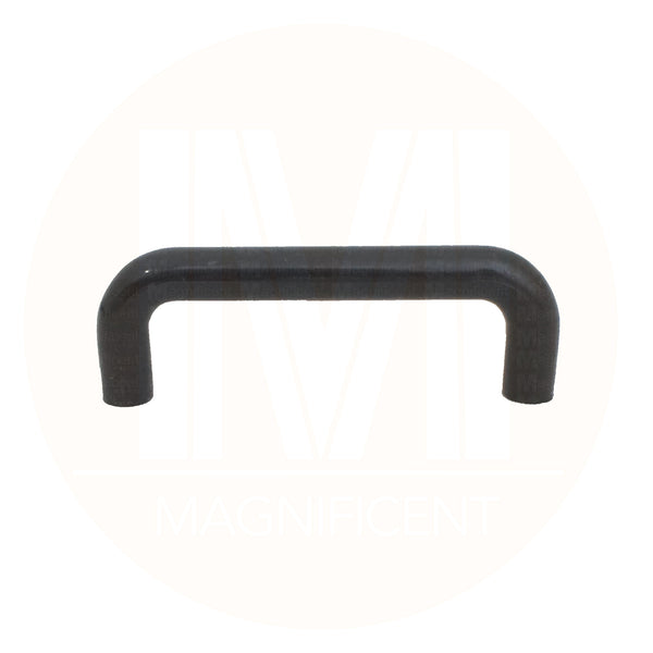 1229 Plain Black Plastic Pull Handle