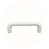1229 Plain White Plastic Pull Handle