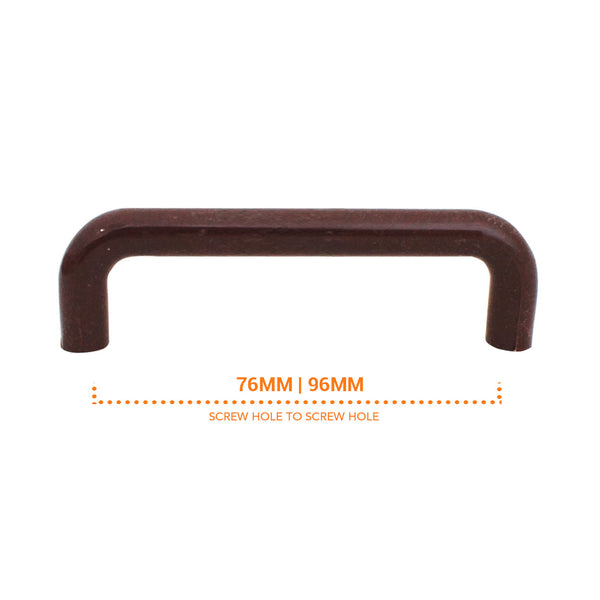 1229 Plain Brown Plastic Pull Handle