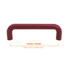 1229 Plain Burgundy Plastic Pull Handle