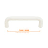 1229 Plain White Plastic Pull Handle