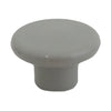 1230 Plain Gray Plastic Knob - Magnificent Marketing (DIY Builders Hardware)