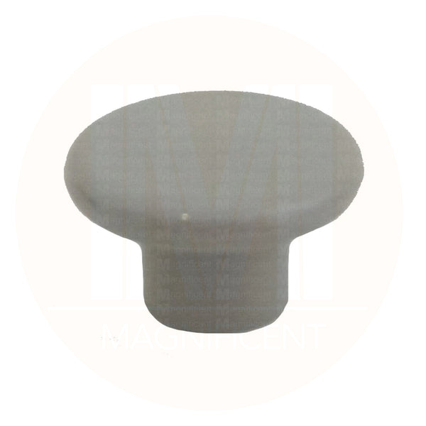 1230 Plain Gray Plastic Knob