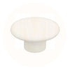1230 Plain Ivory Plastic Knob