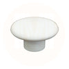 1230 Plain White Plastic Knob