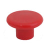 1230 Plain Red Plastic Knob - Magnificent Marketing (DIY Builders Hardware)