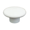 1230 Plain White Plastic Knob - Magnificent Marketing (DIY Builders Hardware)