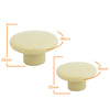 1230 Plain Ivory Plastic Knob