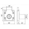 Evergood 136 Drawer Lock