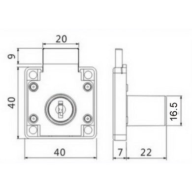 Evergood 136 Drawer Lock