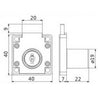MASTER KEY Evergood 138 Drawer Lock