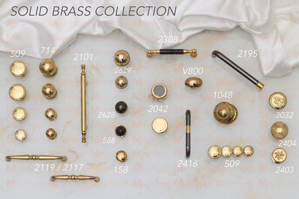 2117 Classy Solid Brass Pull