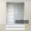 Aluminum Profile Sliding Wardrobe Mechanism Set