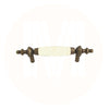 1401 Beige Antique English Classy Ceramic Pull