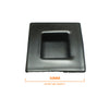 1411 Square Black Flush Pull