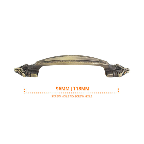 Classy 1438 Modern Cabinet Handle (Antique Brass)