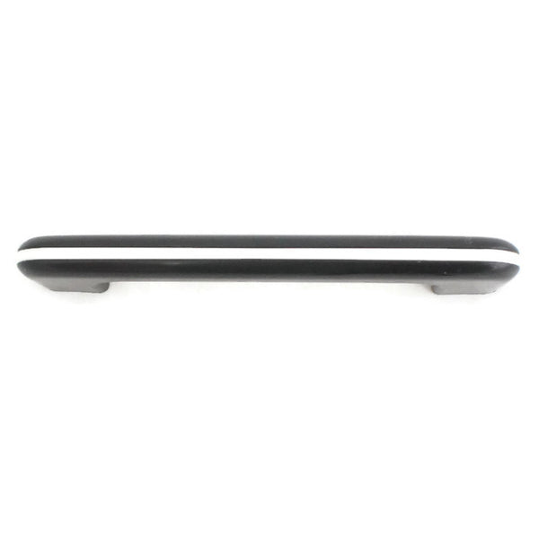 164 Black with White Stripes Plastic Pull - Magnificent Marketing (DIY Builders Hardware)