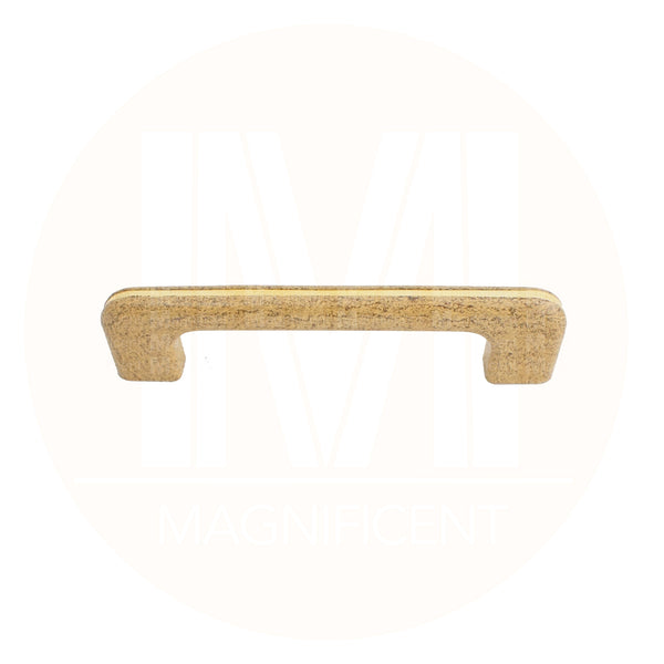 164 Oak with Gold Stripes Plastic Pull