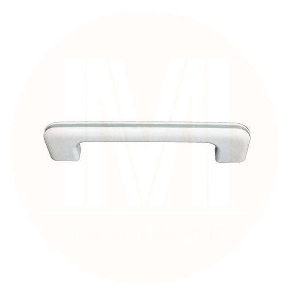164 White with Gray Stripes Plastic Pull