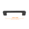 164 Black with White Stripes Plastic Pull