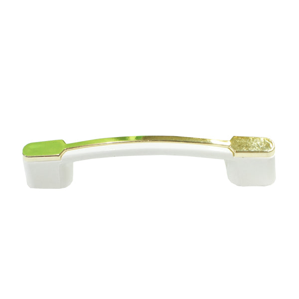 169 White Gold Plastic Pull Handle