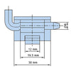 171 Black Control Box Hinge (Small)