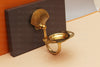 Solid Brass Toothbrush and Tumbler Holder