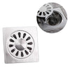4x4 Stainless Strainer with Odor Trap