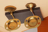 Solid Brass Toothbrush and Tumbler Holder