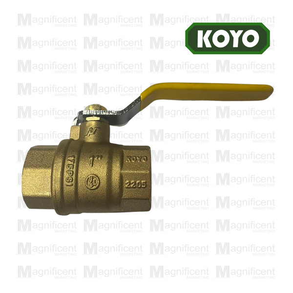 KOYO Brass Ball Valve 125 psi