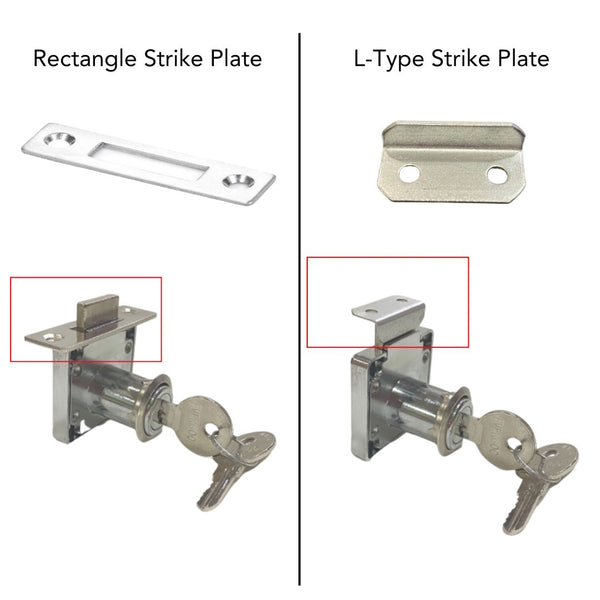 Striker Plate for Drawer Lock