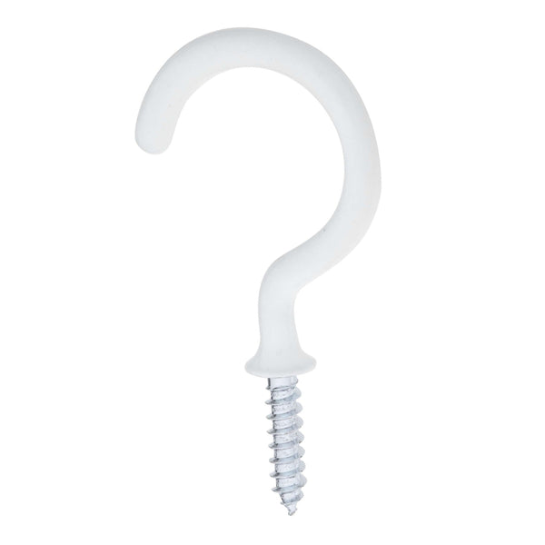 PVC Cup Hook White (100pieces)