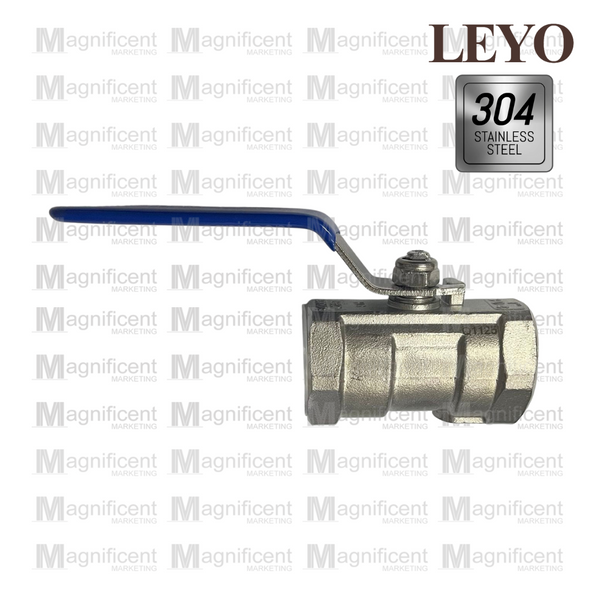 Leyo Stainless 304 Ball Valve 200 psi (1pc Design)
