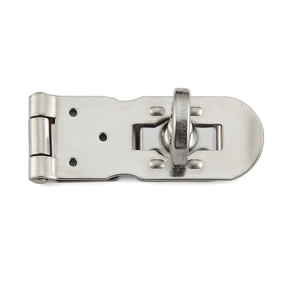 Stainless Safety Hasp with Lock Button